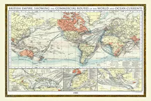 Map Of The World Gallery: Old Map of the World 1900