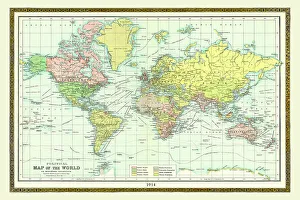 Maps Showing the World Collection: Maps of The World by Year PORTFOLIO Collection