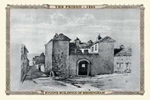 Old English City Views Gallery: The Old Prison Birmingham 1802