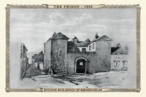 Old Birmingham View Collection: The Old Prison Birmingham 1802