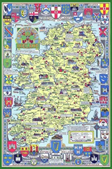Maps from the British Isles Collection: Ireland and Provinces PORTFOLIO Collection