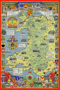 Maps from the British Isles Collection: Wales and Counties PORTFOLIO Collection