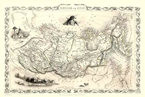 Maps of Countries in Asia PORTFOLIO Gallery: Russia in Asia 1851