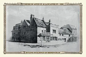 Old Birmingham View Collection: The Swan with Two Necks, corner of Aston Street and Lancaster Street, Birmingham 1830