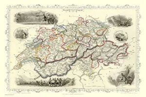 John Tallis Prints: Switzerland 1851
