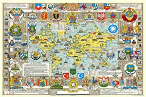 Maps Showing the World Collection: Maps of The World on Mercators Projection PORTFOLIO Collection