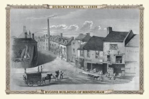 Birmingham Collection: View down Dudley Street in Birmingham 1830